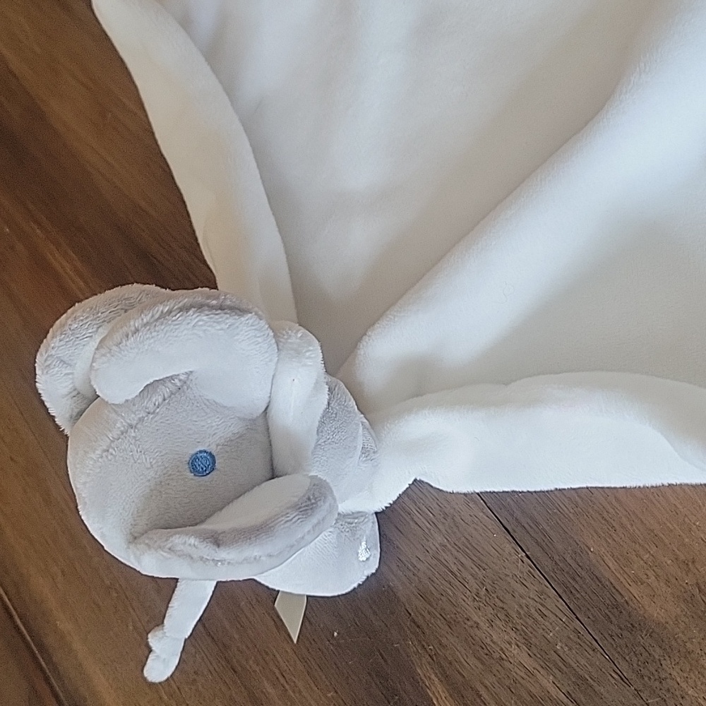 Primary NWOT Elephant Plush Lovey Security Toy